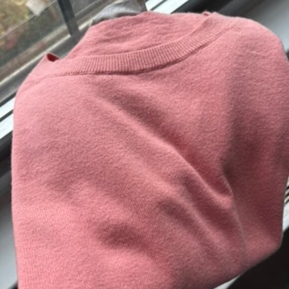 Everlane The Cotton–Merino Summer Crew in Rose Blossom Small NWT - Picture 2 of 10